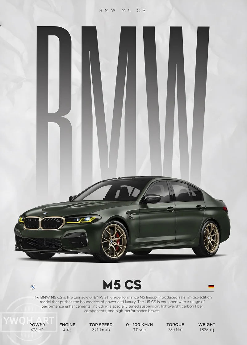 1Pc Frameless Black Famous Cars Competition Poster Picture Mural Modern Canvas Painting Wall Art Home Decoration Print for Livin